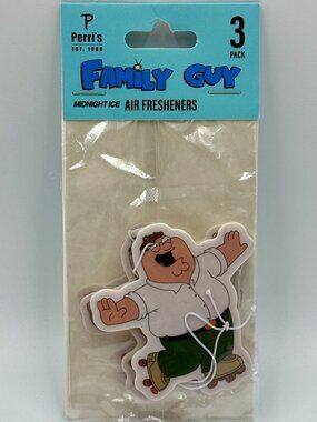 3 Family Guy Midnight Ice Scented Car Air Fresheners